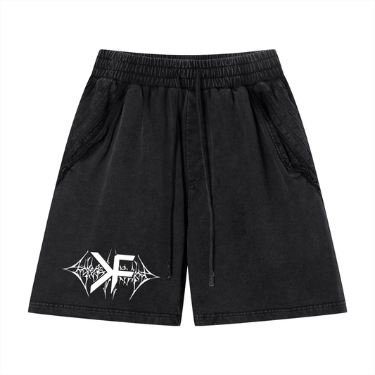 SIGIL Vintage Wash Raw Edge Shorts