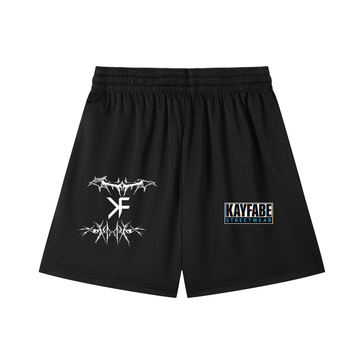 ABYSS Mesh Drawstring Shorts - Black