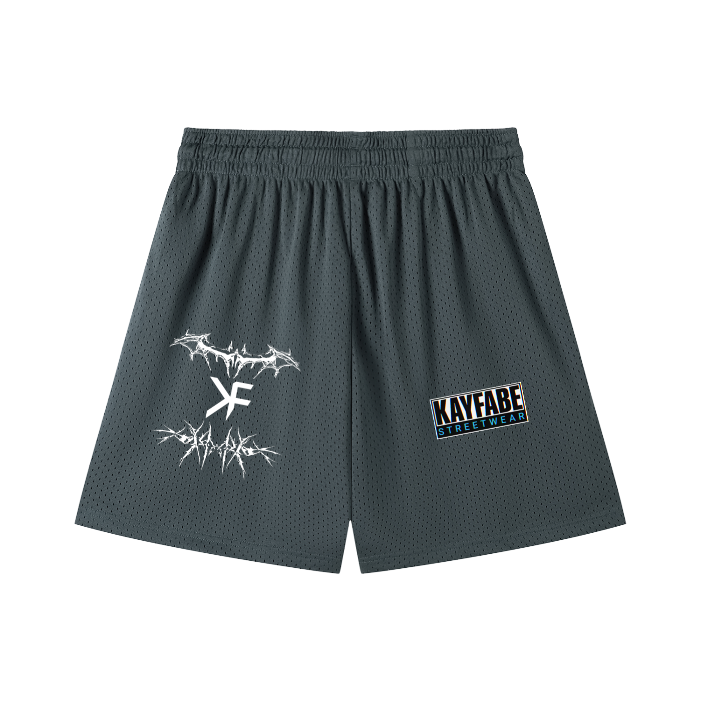 ABYSS Mesh Drawstring Shorts - Gray