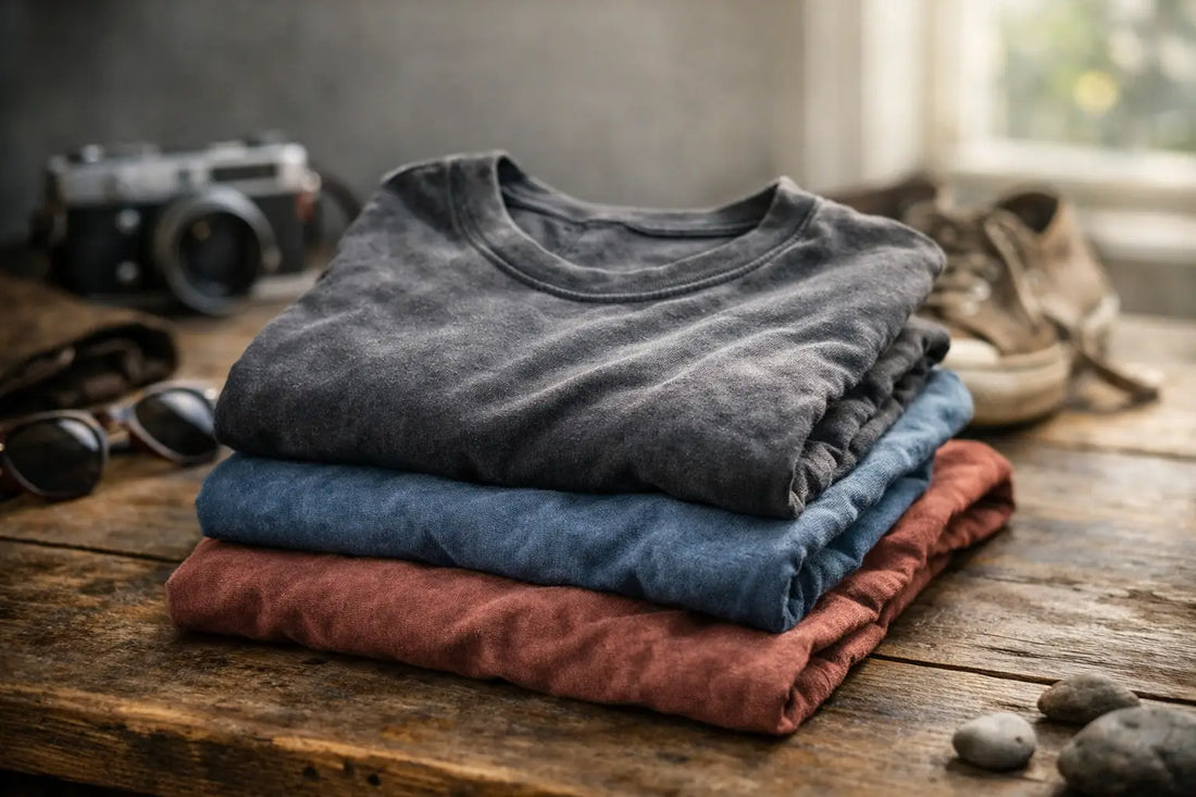 Why Vintage Washed Cotton T Shirts Hit Hard