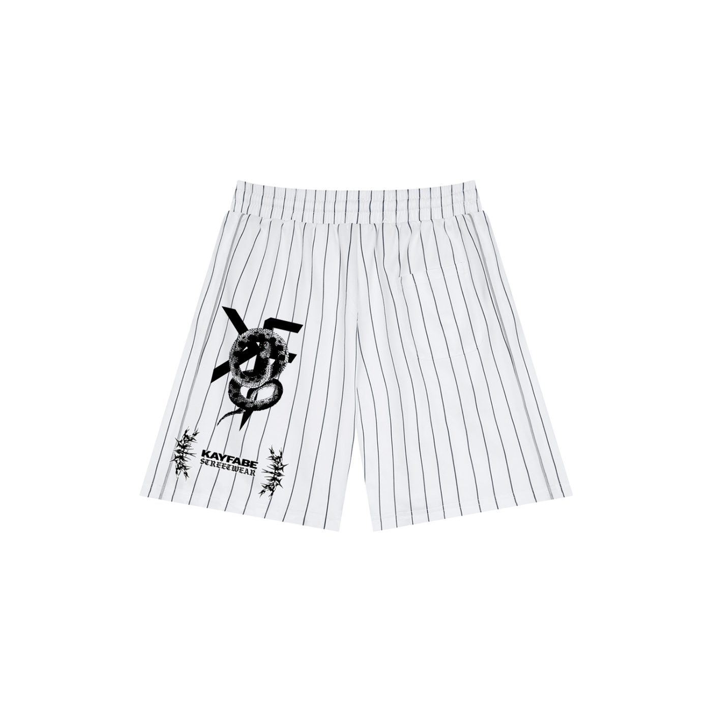 HOME-RUN Striped Loose Fit Shorts