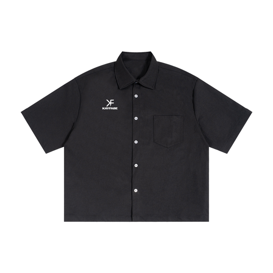 ISAIAH Boxy Heavyweight Button-Up Shirt