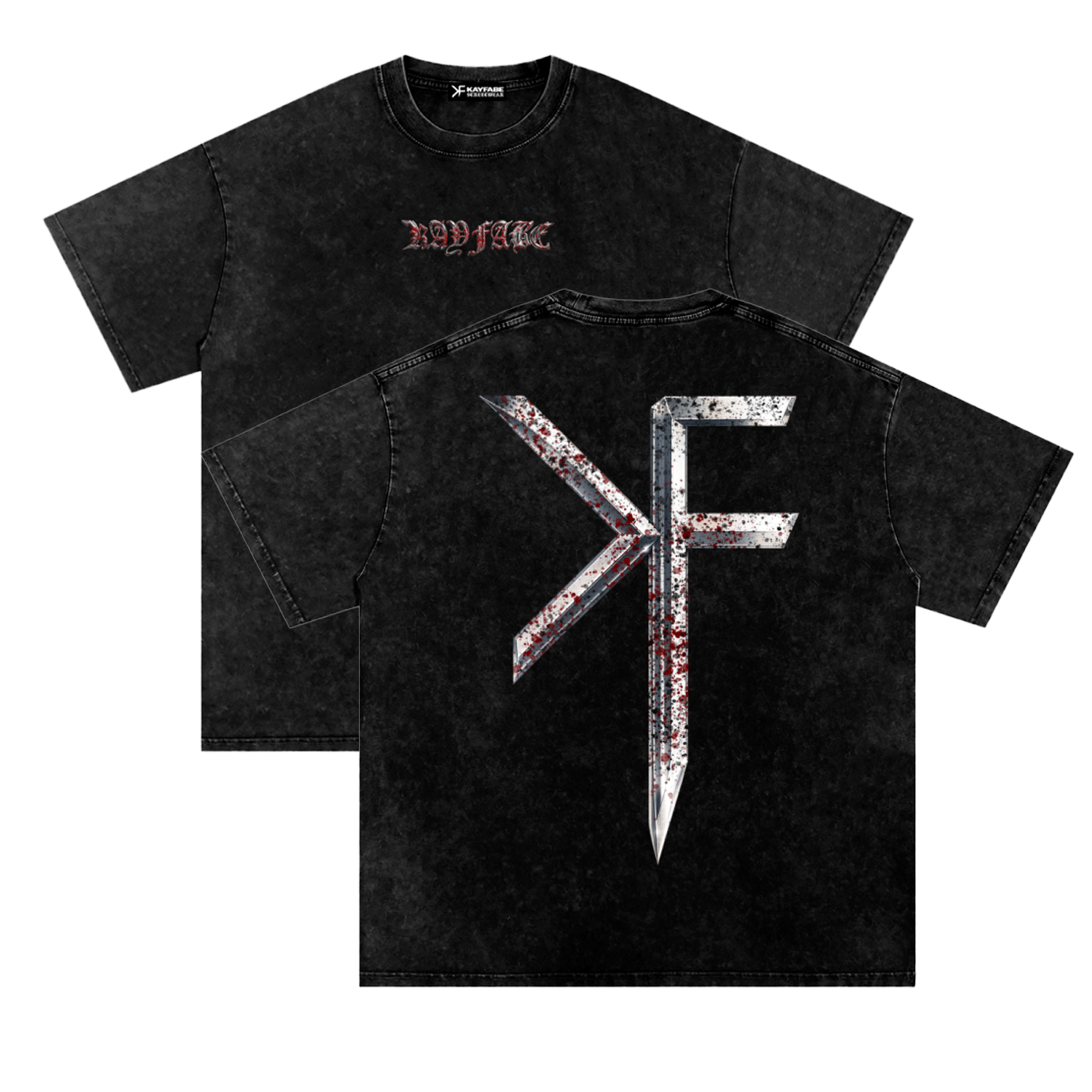 CLAYMORE Vintage Washed Oversized Cotton T-Shirt