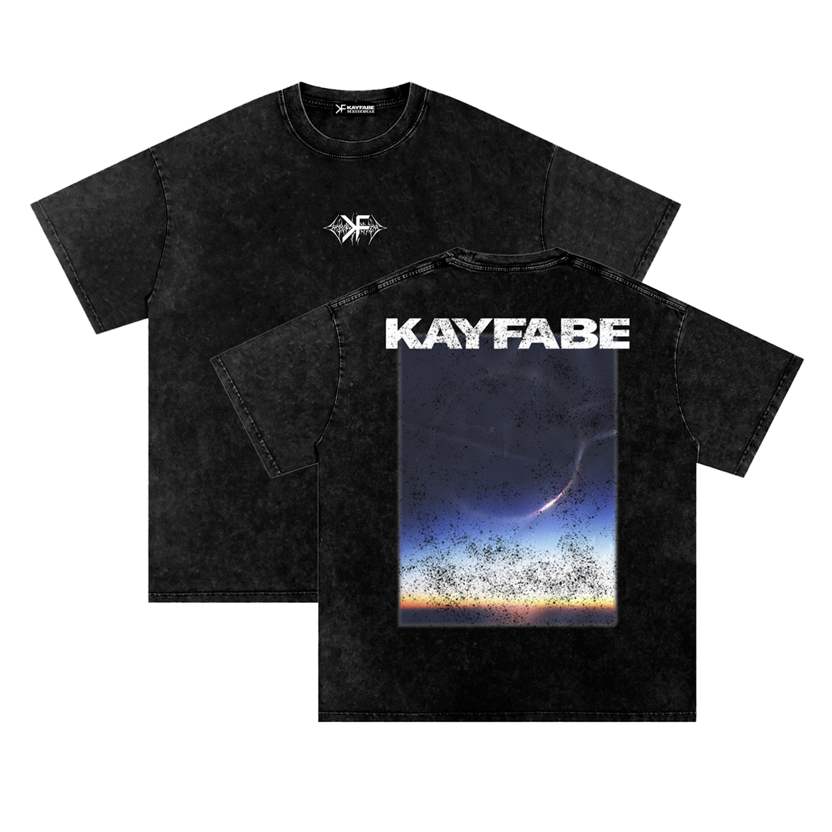 ECLIPSE Vintage Washed Oversized Cotton T-Shirt