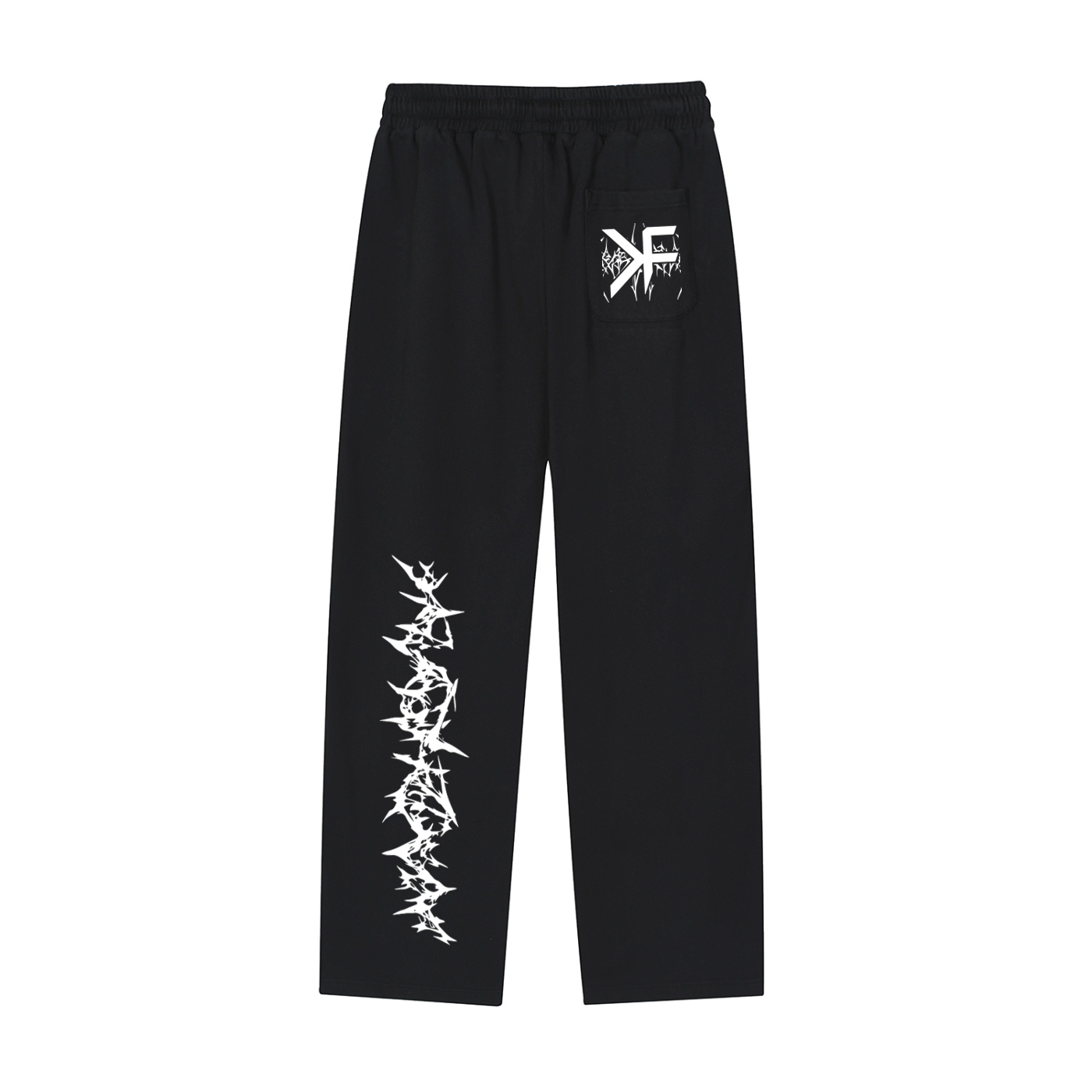 NIGHTFALL Reflection Striped Straight-Leg Sweatpants