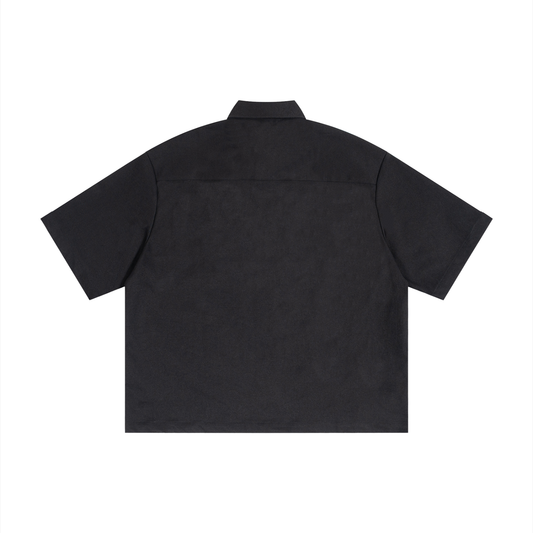 ISAIAH Boxy Heavyweight Button-Up Shirt